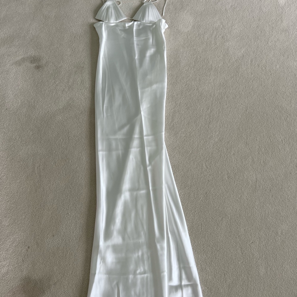 BEVZA Mermaid dress Size XS. White. New with tags.